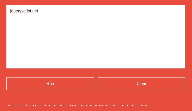 Morse Code Generator